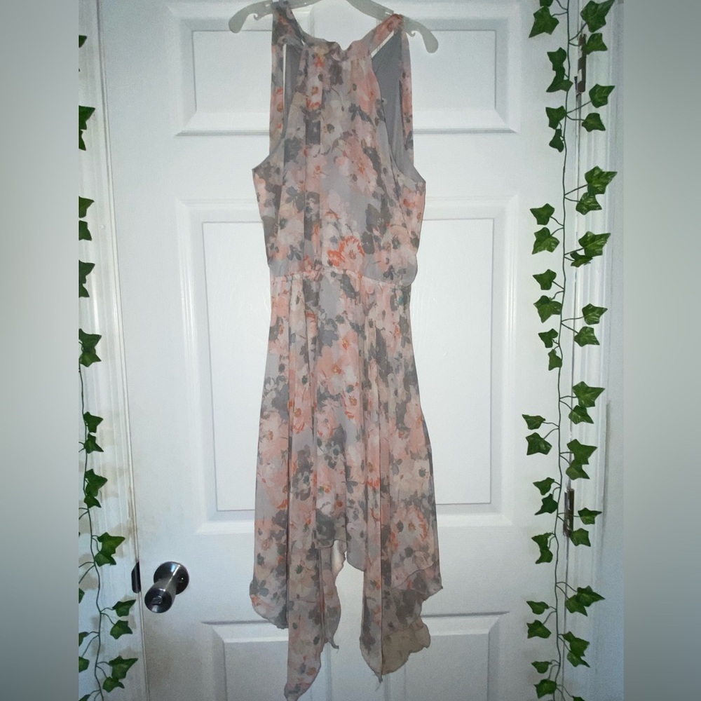 Charlotte Russe - Halter Neck Floral Dress